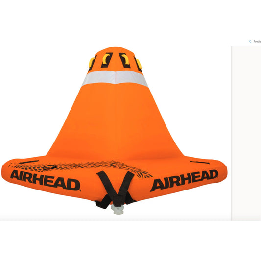 Airhead big orange cone inflatable, 4 rider