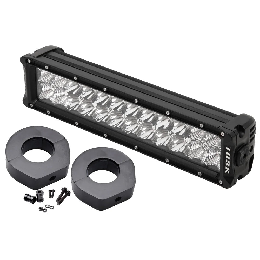 Tusk v2 led light bar kit 12" straight for polaris rzr xp 1000 trails and rocks edition 2018-2022