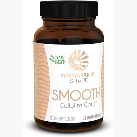 Sunwarrior vegan smooth cellulite care | skin care supplements with hyaluronic acid vitamin c capsules, 30 ct