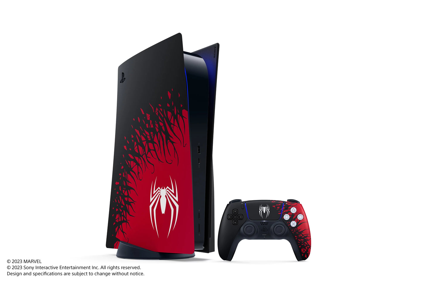 2023 sony playstation gaming console – marvel’s spider-man 2 limited edition bundle with ptech hdmi cable