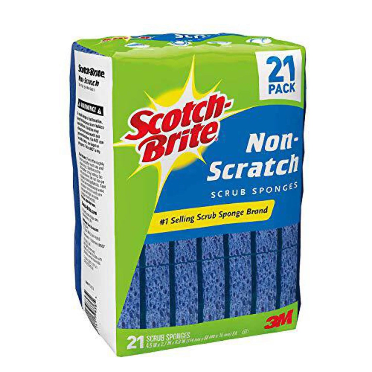 Scotch-brite 21 pack non-scratch scrub sponges