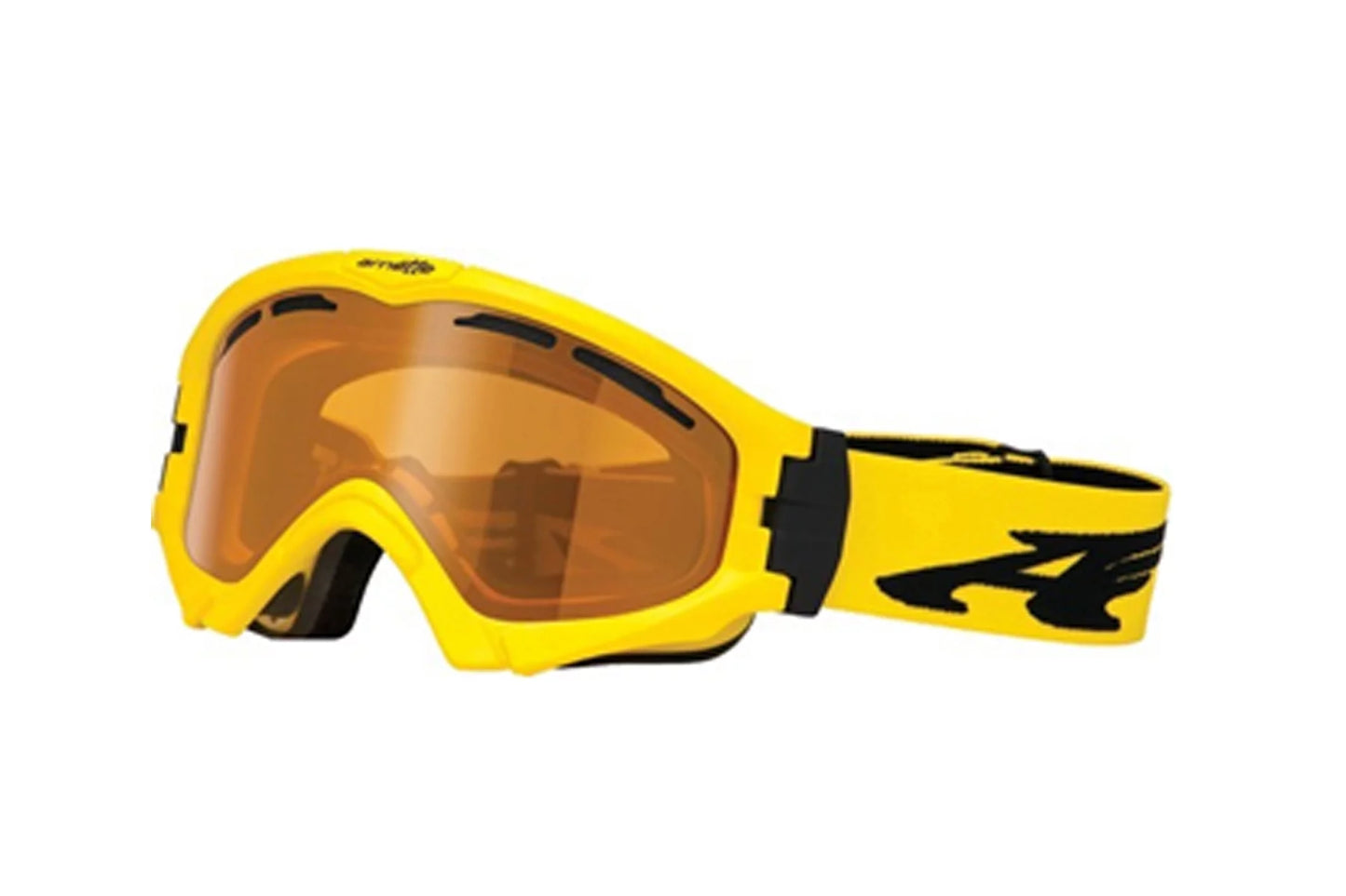 Arnette series 3 snow goggle an5001 - dangerzone yellow w/ persimmon lens