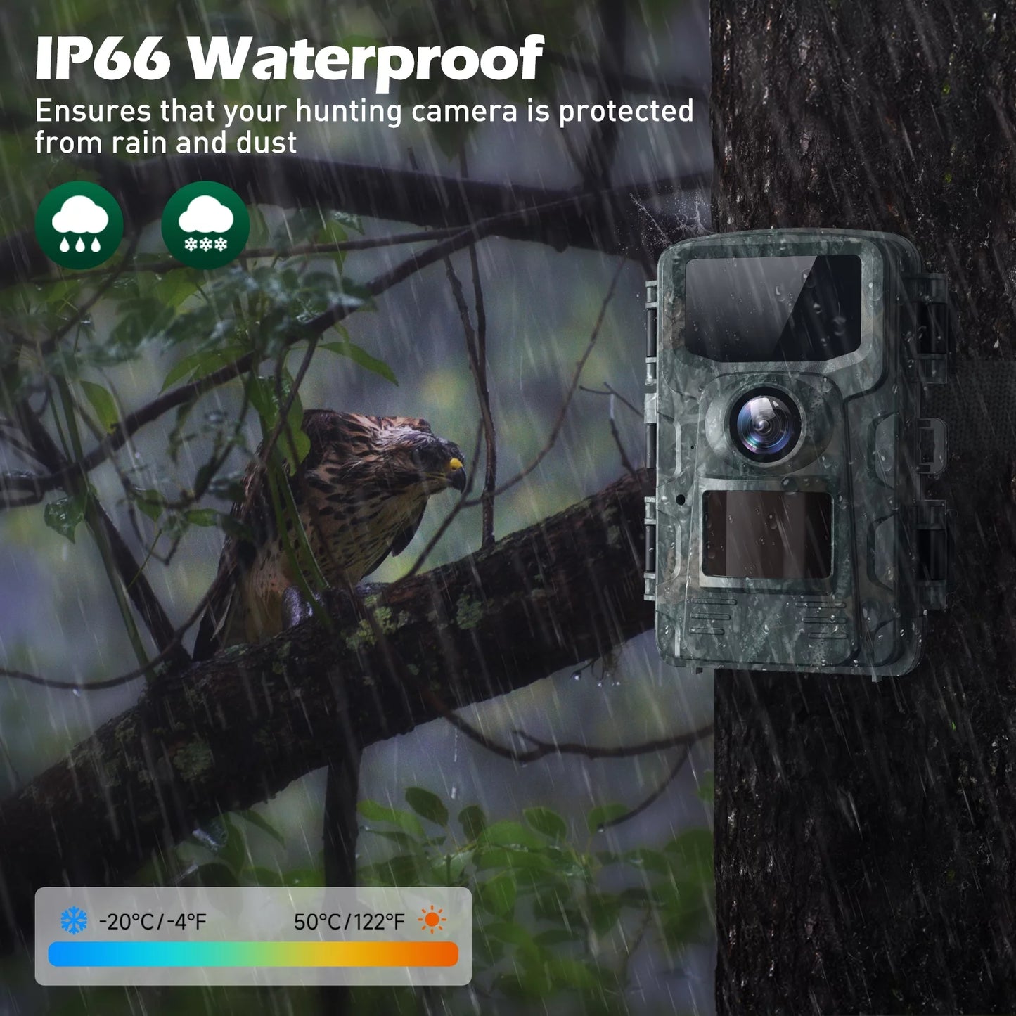 Toguard 4k 40mp trail camera, game deer hunting camera with night vision waterproof ip66 0.1s trigger time latest sensor motion 120° wide angel time-lapse for wildlife monitor trail cam with sd card