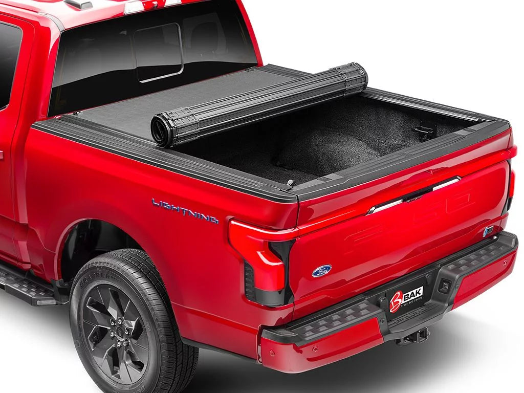 Bak by realtruck revolver x4s hard rolling truck bed tonneau cover | 80131 | compatible with 2019 - 2023 chevy/gmc silverado/sierra, works w/ multipro/flex tailgate 6' 7" bed (79.4")