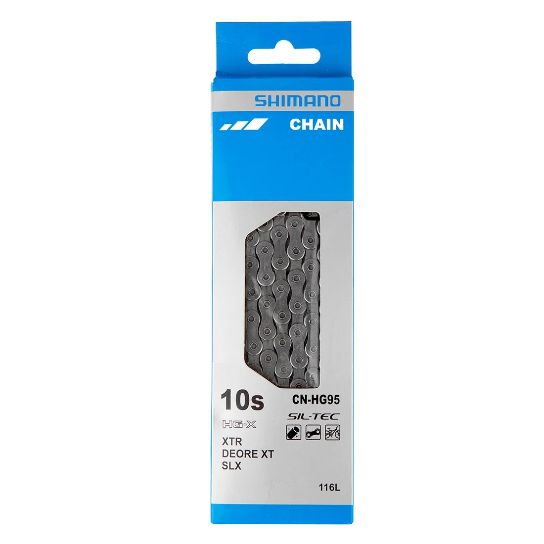 Shimano 10 speed chain deore xt cn-hg95 hg-x dyna-sys mtb bike chains 116 links