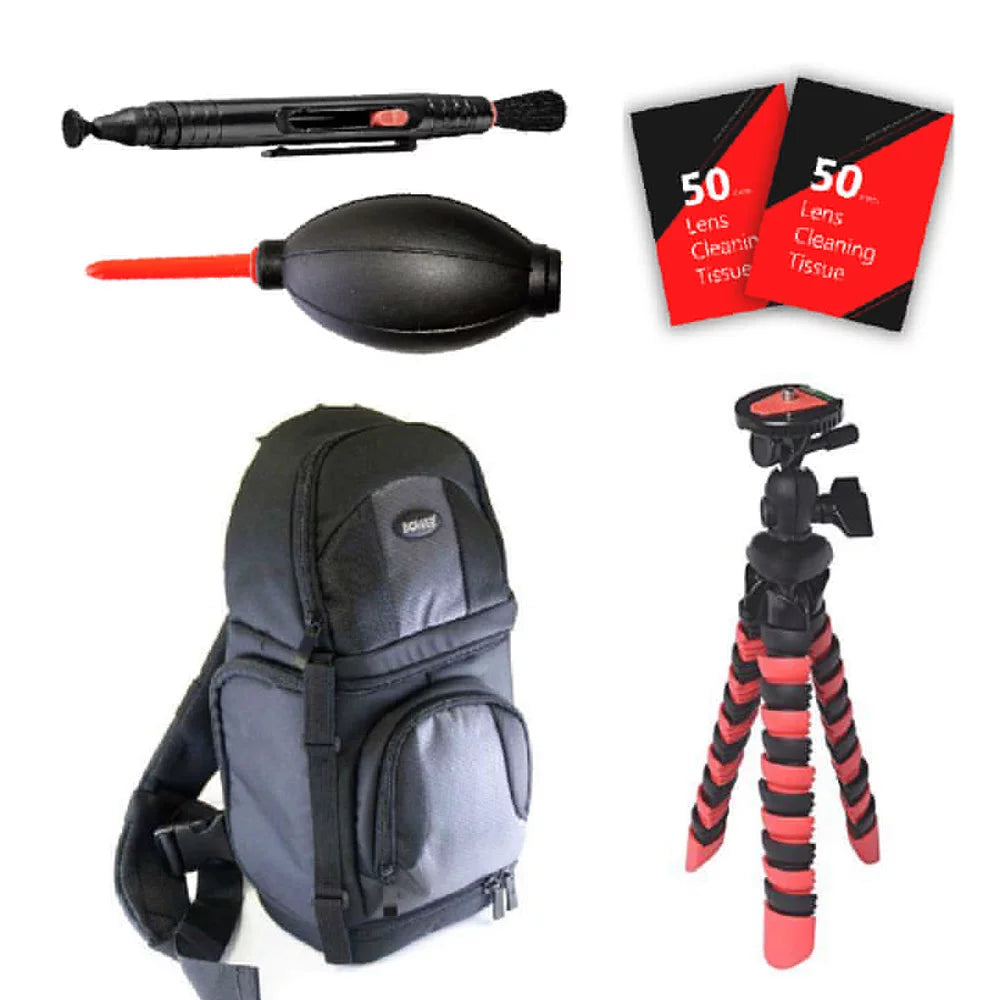 Tripod backpack and more for memory cards for sony alpha a6000 a6500 a5000 a7r ii a7s ii and all sony cameras