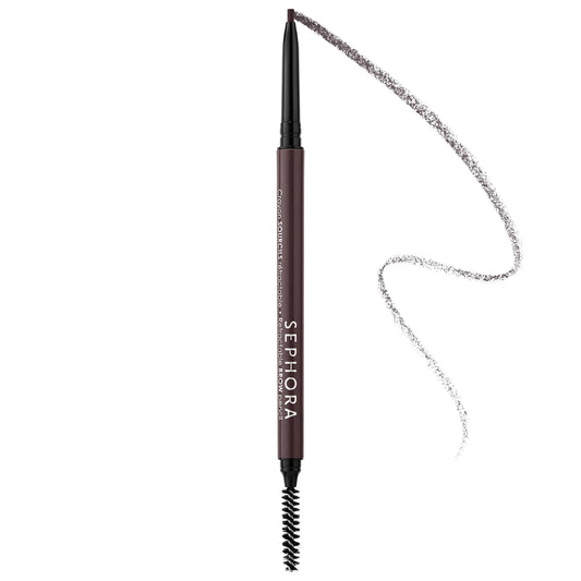 Sephora collection retractable eyebrow pencil - waterproof - 11 ebony - dark gray-brown - 0.003oz/0.08g