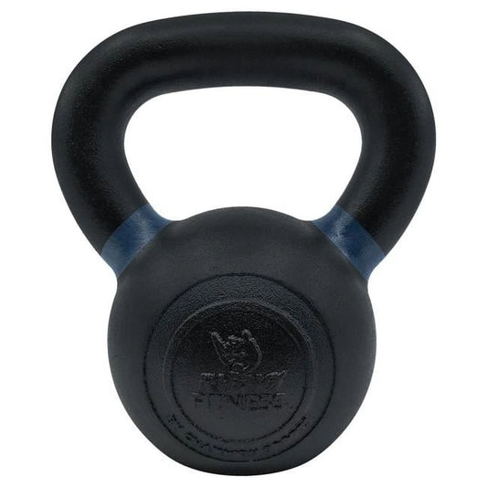 Champion sports pck25 7 x 5 x 8 in. 25 lbs iron kettlebell with dark blue handles