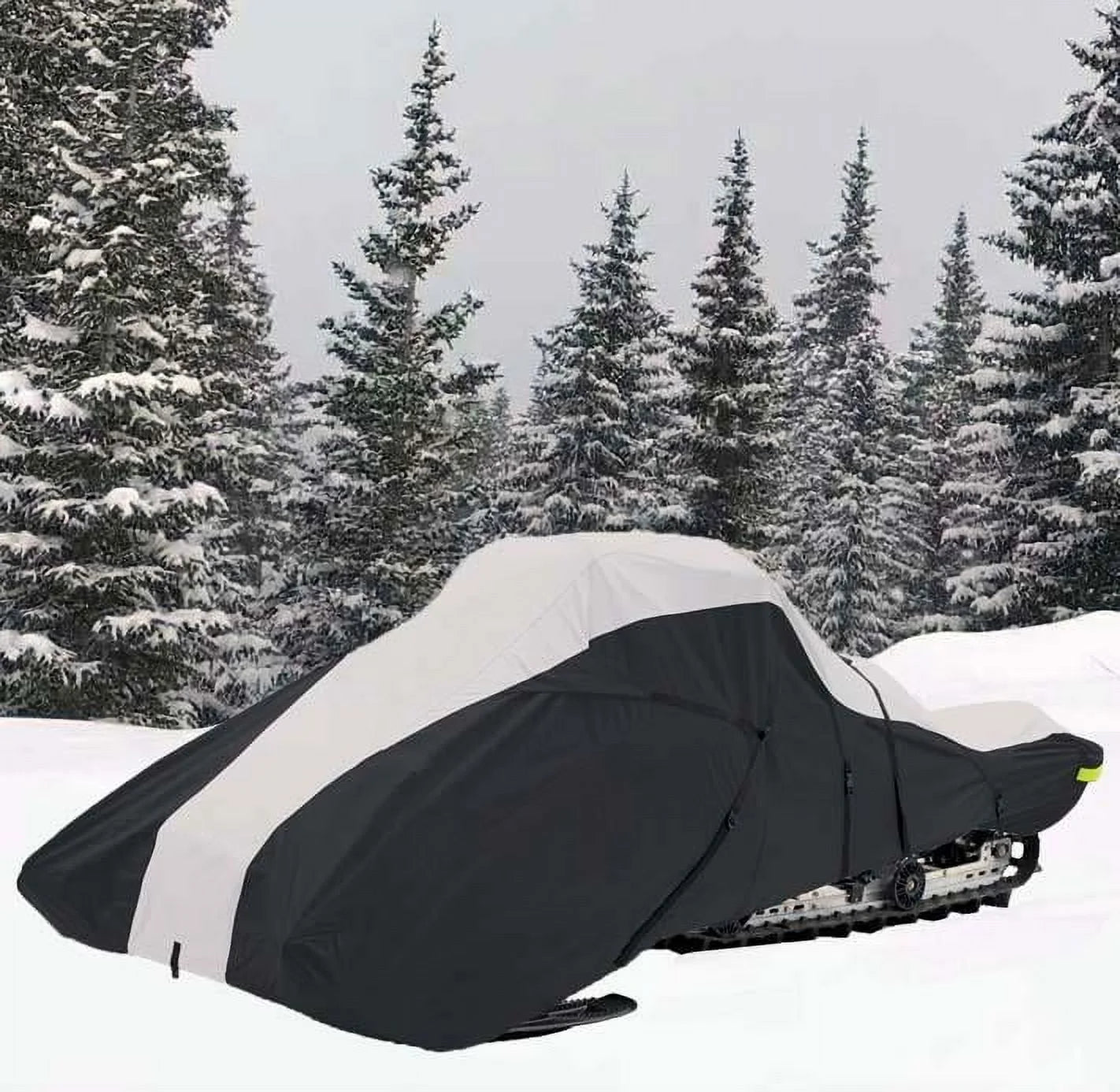 600 denier full fit snowmobile travel and storage cover compatible for the 2007-2009 arctic cat model m1000 snopro 153 snowmachine sled.