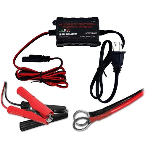 Banshee 12 volt .75-1.25ah lead acid and watercraft battery smart charger