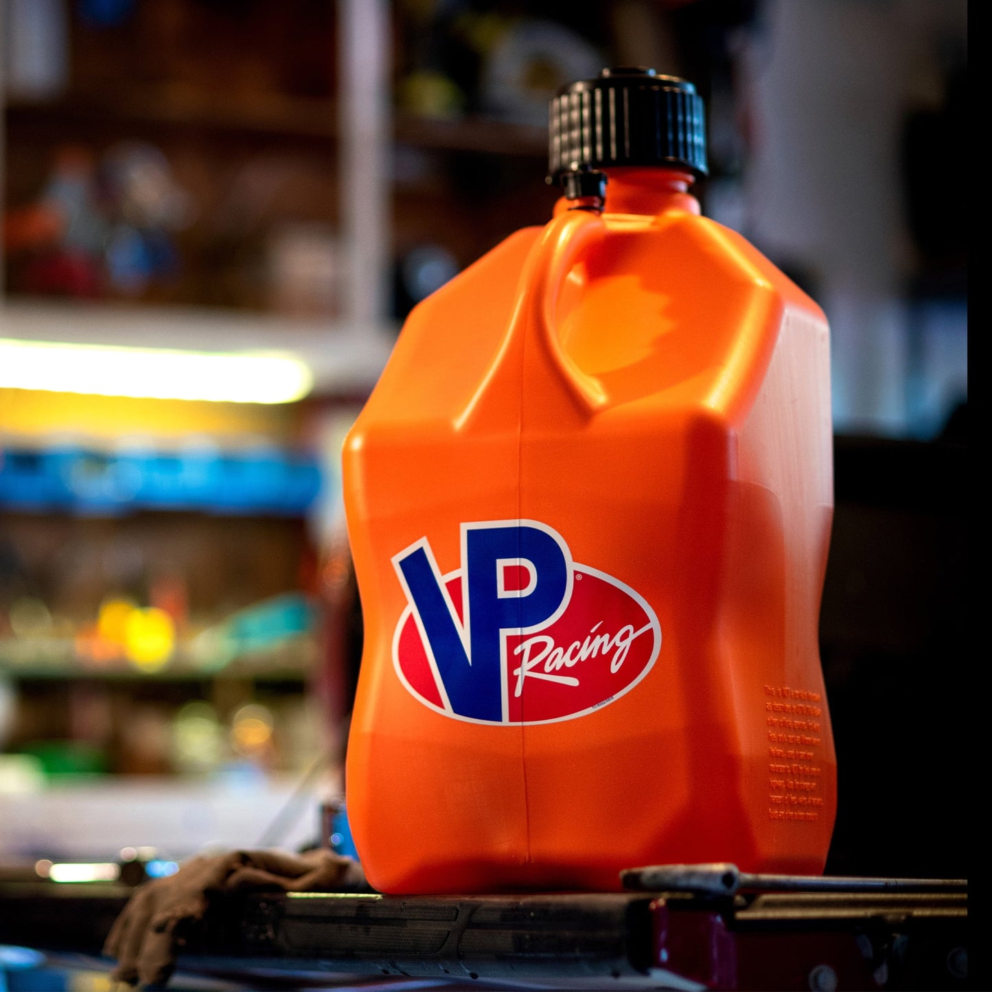 Vp racing 5.5 gal motorsport racing liquid container utility jug, orange