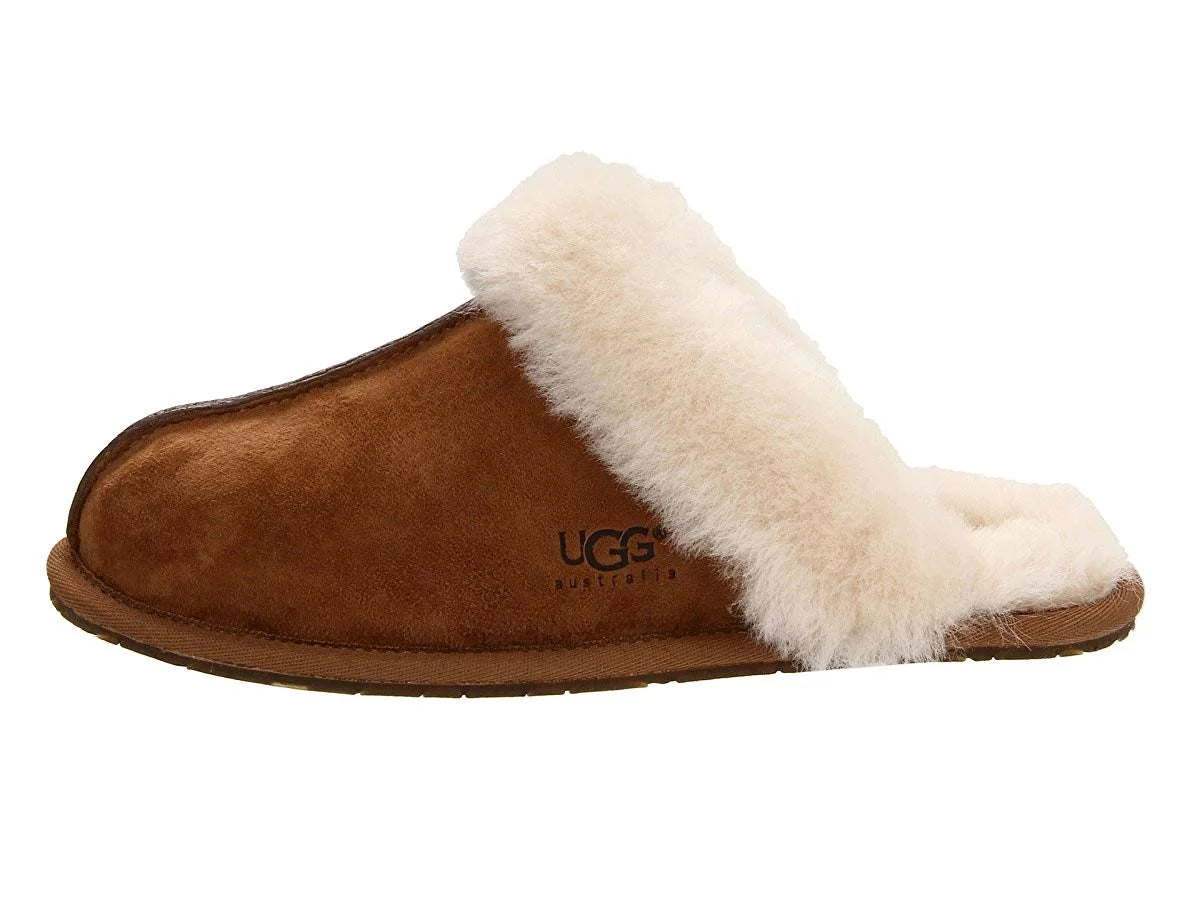 Ugg scuffette ii water-resistant slipper chestnut (suede)