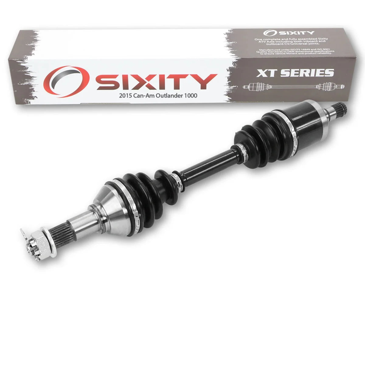 Sixity xt front left axle compatible with can-am outlander 1000 2015 - efi std 4x4