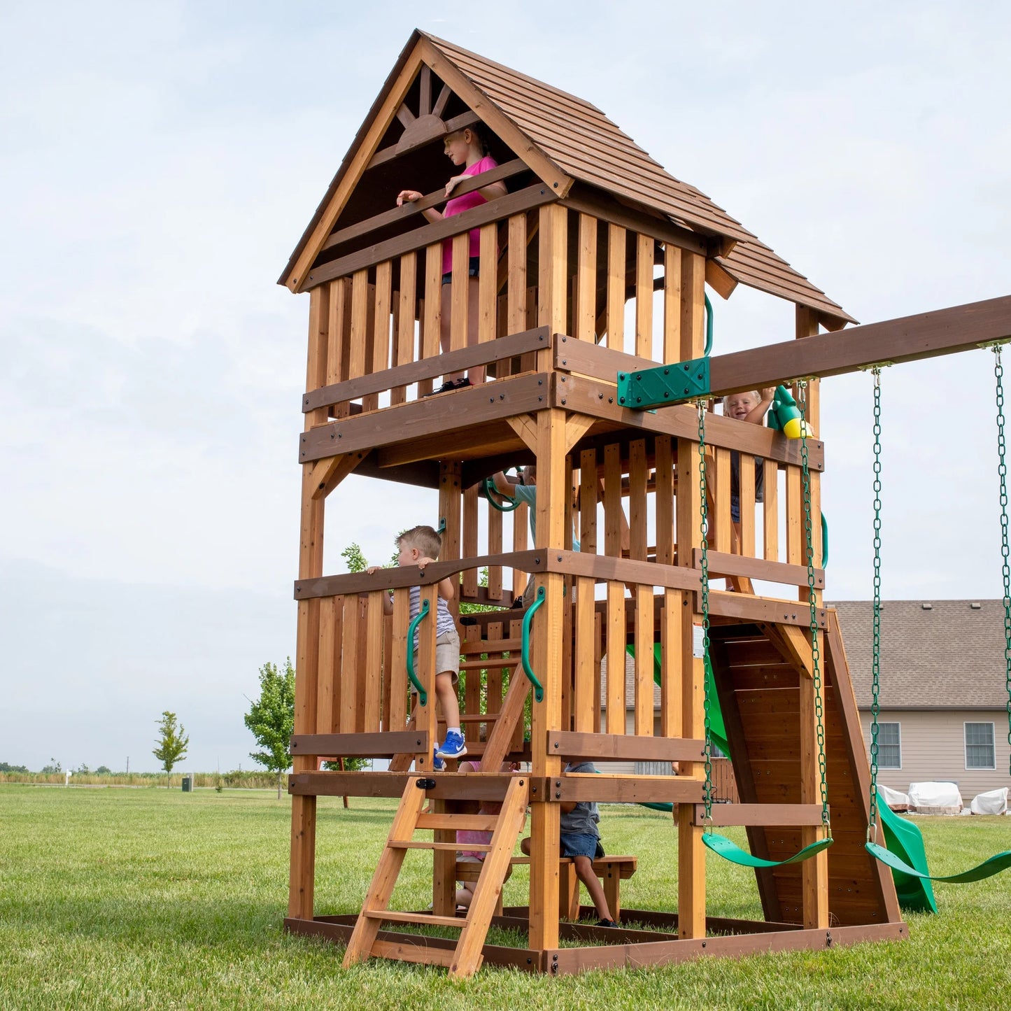 Backyard discovery highlander swing set