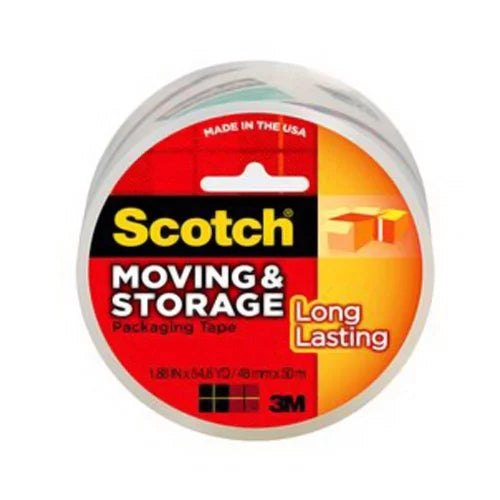 Scotch long lasting moving and storage packaging tape - 6 ea