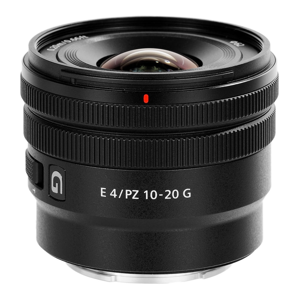 Sony e 10-20mm f/4 pz g lens + macro, uv-cpl-fld filter - 32gb accessory kit