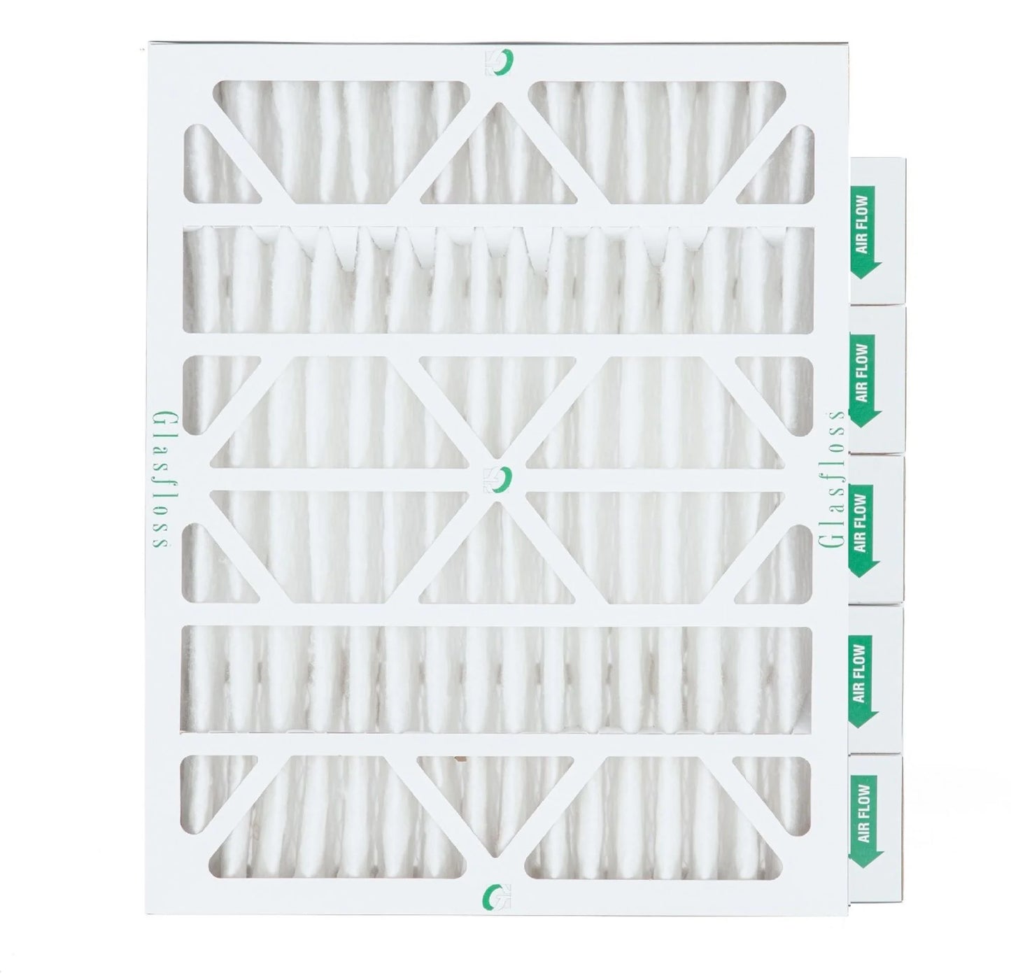 16x20x4 merv 13 (mpr 2200) ac furnace 4" inch air filters by glasfloss industries. 6 pack (actual depth: 3-3/4")