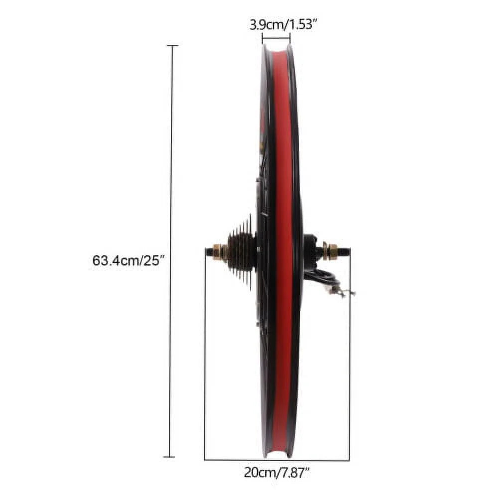 72v 2000w electric bicycle e-bike 29" rear wheel motor conversion kit 560rpm