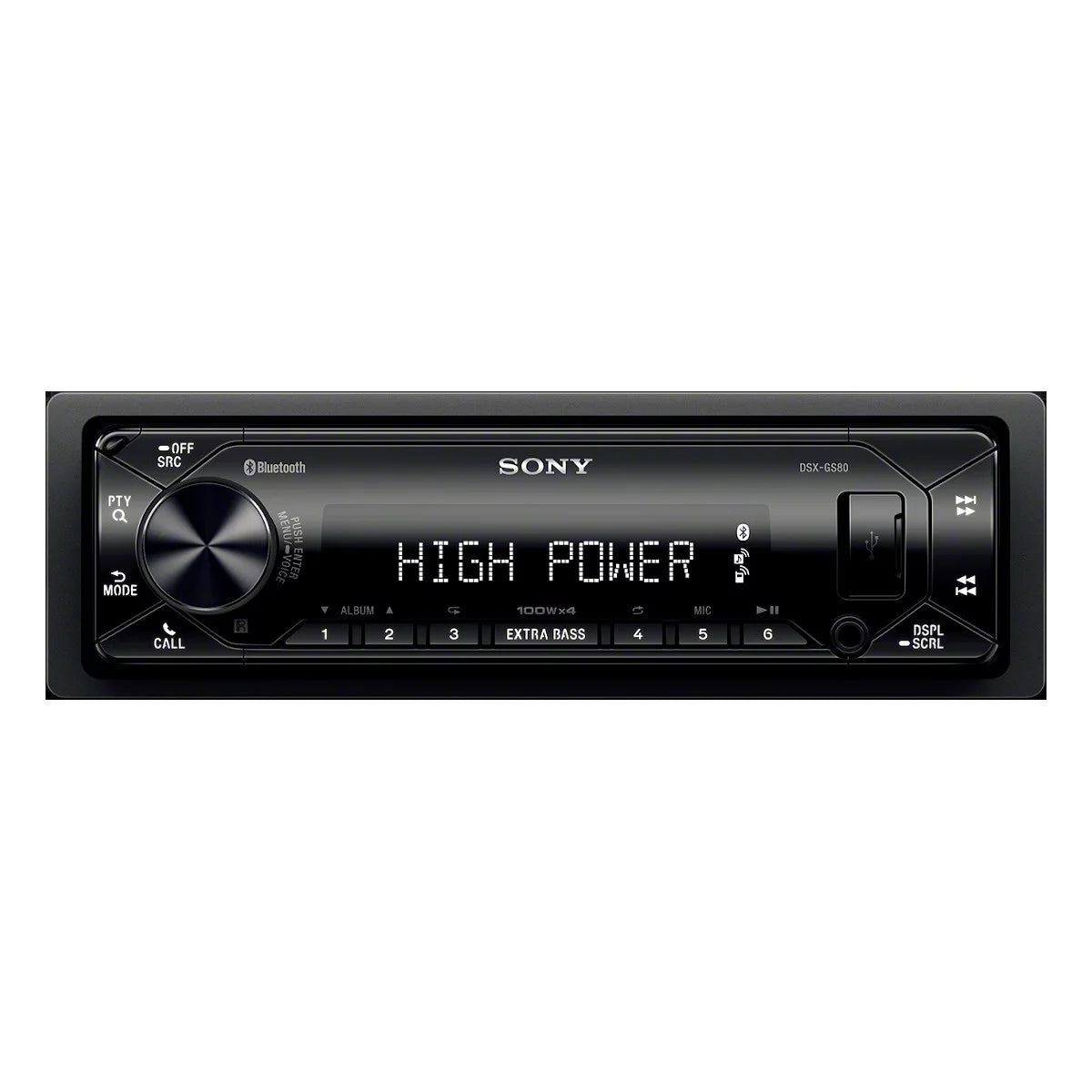 Sony mobile dsx-gs80 high-power digital media receiver with bluetooth