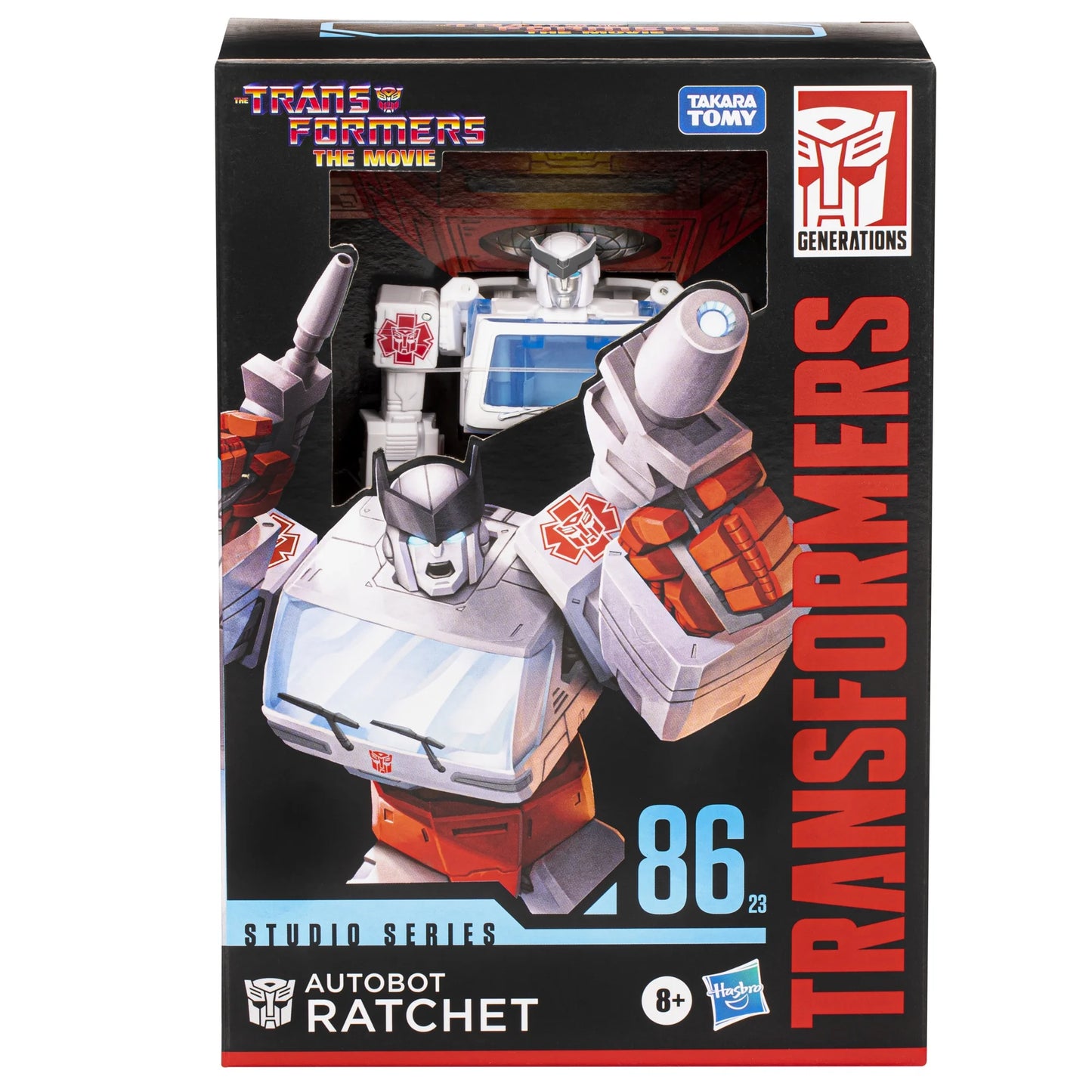 Transformers studio series voyager the transformers: the movie 86-23 autobot ratchet action figure (6.5”)