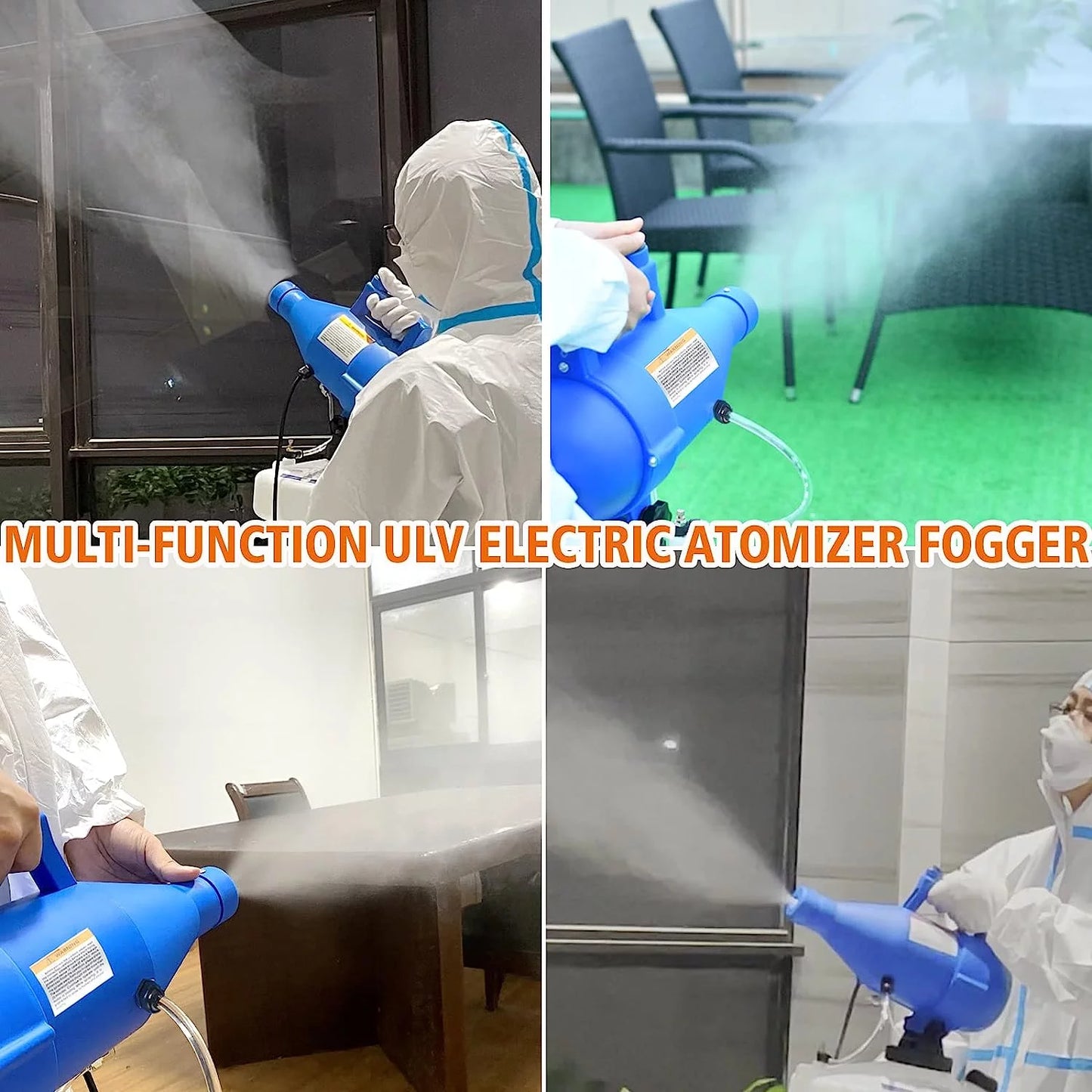 Smart portable micro ulv fogger with 4.5 liter (1.2 gallon) tank. disinfectant sprayer.  1 per pack