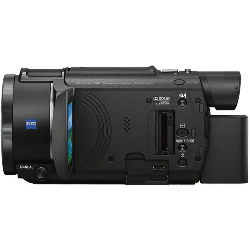 Sony fdr-ax53 4k ultra hd handycam camcorder. - professional bundle