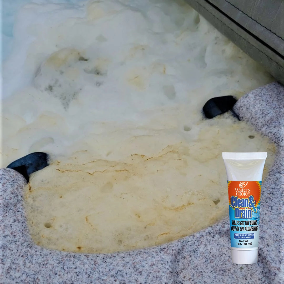 Waters choice clean & drain spa cleaning purge product