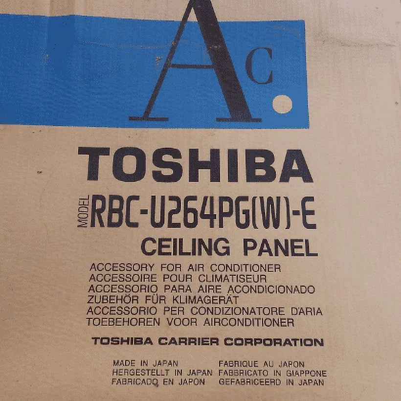 Toshiba 4-way cassette air conditioner ceiling panel rbc-u264pg(w)-e