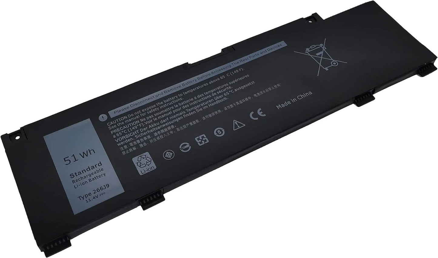 , fully 266j9 replacement laptop y compatible with dell g3 3590 3500 g5 5500 5505 inspiron 5490 series