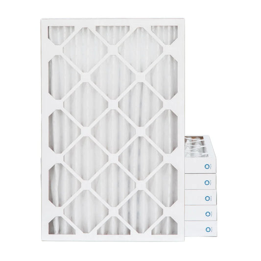 10x20x2 merv 11, mpr 1000 pleated ac furnace 2" air filters by pamlico. quantity 6. actual size: 9-1/2 x 19-1/2 x 1-3/4