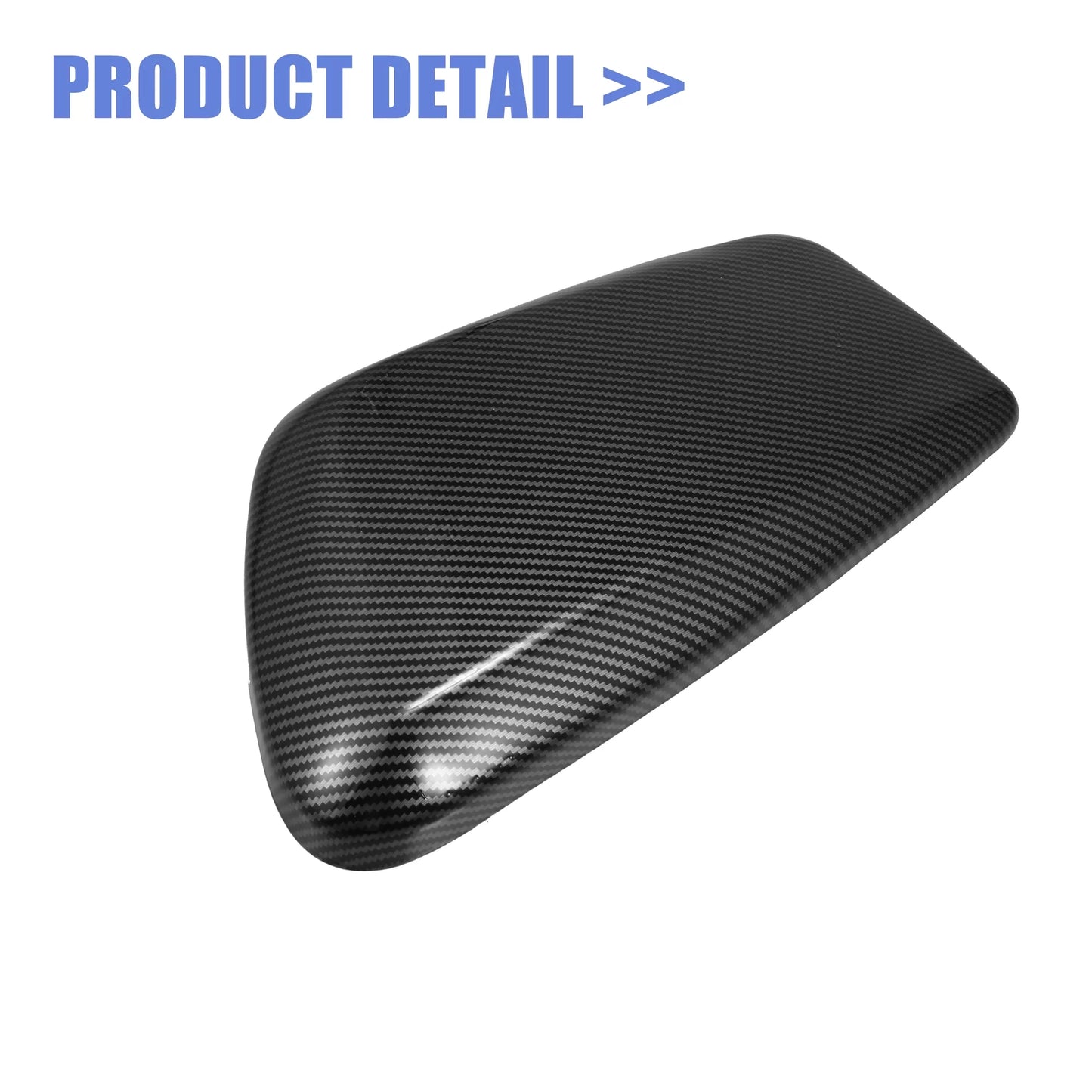 Unique bargains car center armrest box cover lid trim carbon fiber pattern console storage box protector for bmw f48 f39