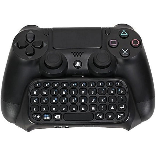 Wireless mini bluetooth keyboard - keypad gamepad joystick text messager chatpad adapter compatible with gaming controller black