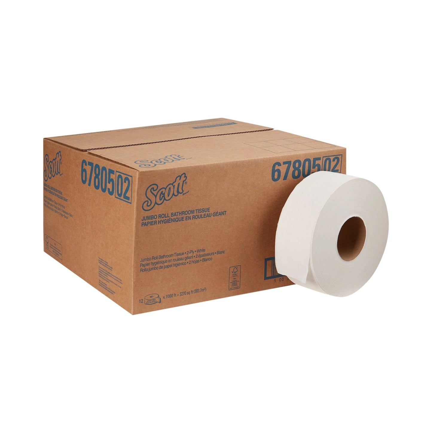 Scott essential jumbo roll toilet paper (cs/12)