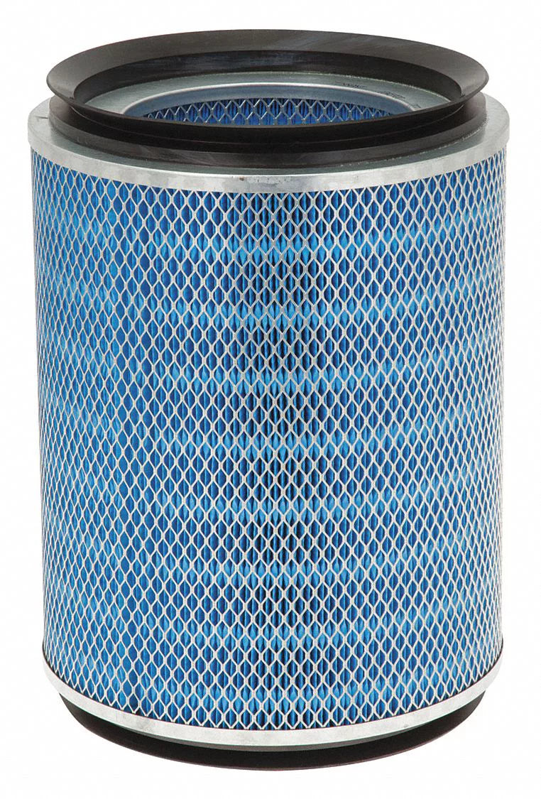 Tennant cylinder dust filter,13 1/4in l,blk/blue  1045900