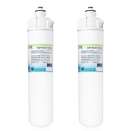 Swift green filters sgf-96-30 voc-b compatible commercial water filter for ev9623-21, made in usa (pack of 2)