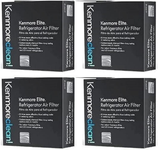 4 pack kenmore elite air filter 469918 fits lt120f - 9918 kenmore replacement filter for adq73214402, adq73214404, adq73214405, adq73214406, adq73214408