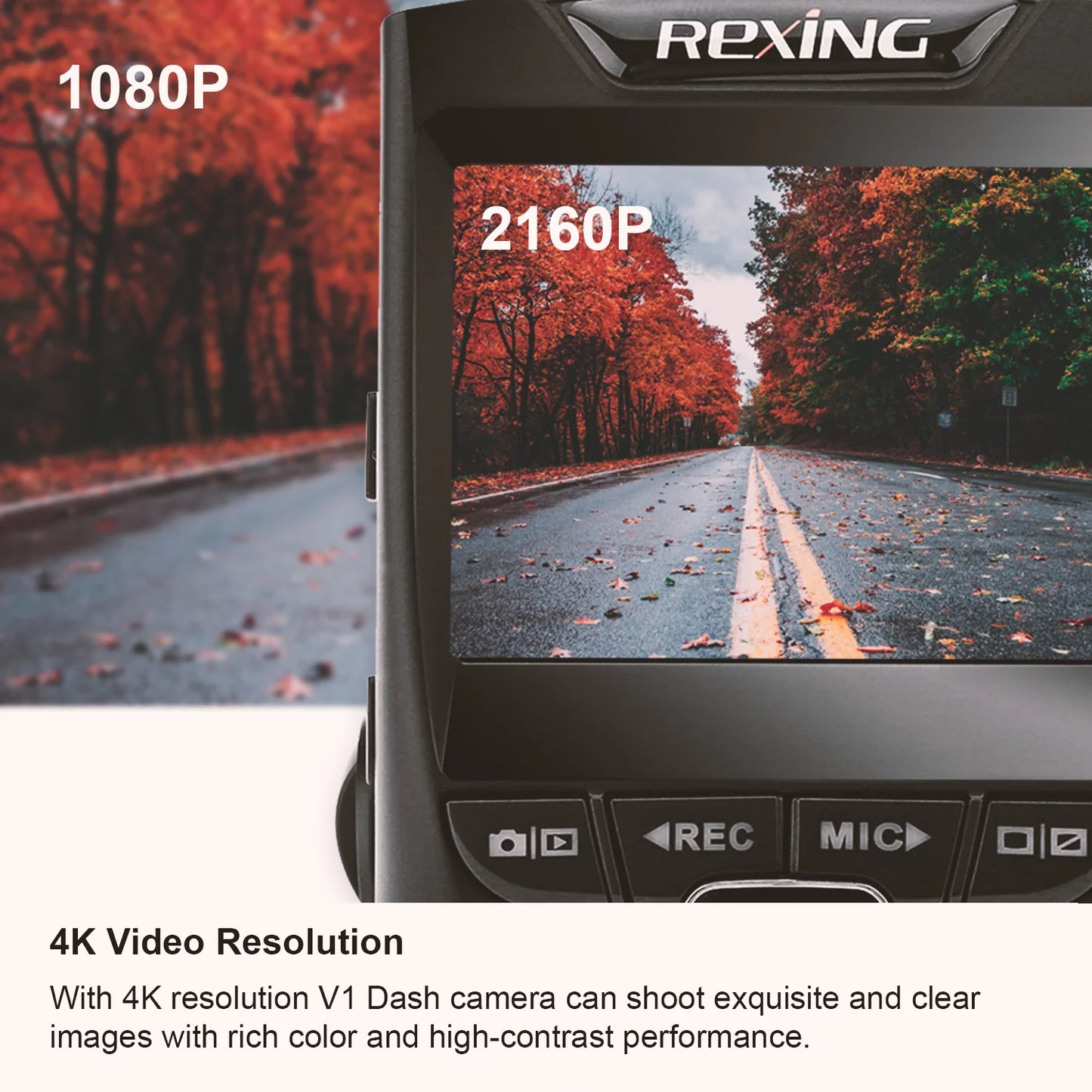 Rexing v1-4k ultra hd car dash cam