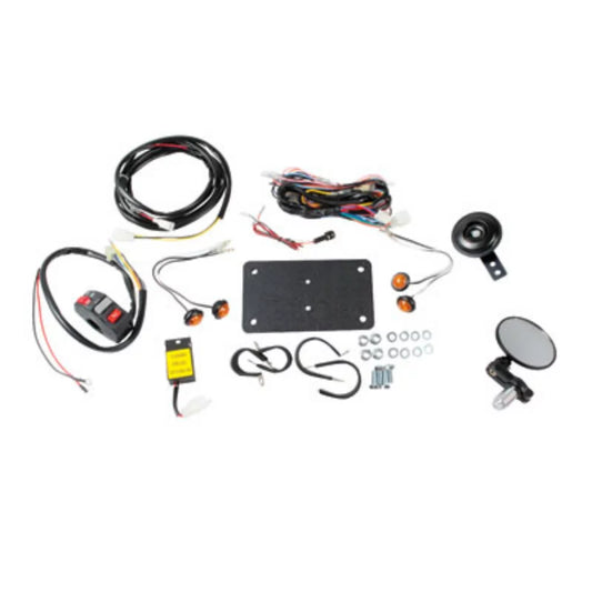 Atv horn & signal kit with recessed signals for honda rancher 420 4x4 dct 2014-2018