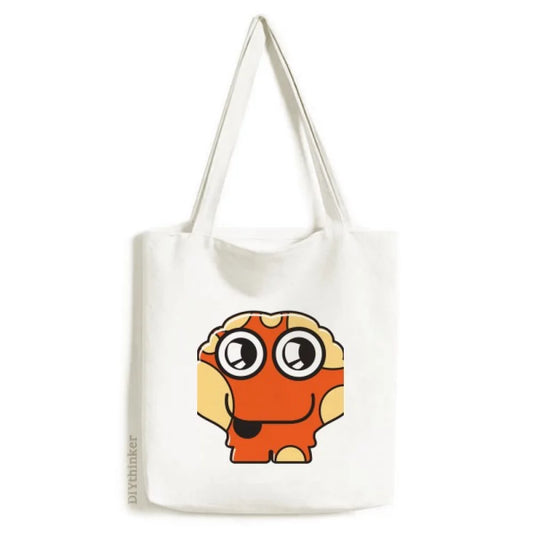 Universe and alien orange alien tote canvas bag shopping satchel casual handbag