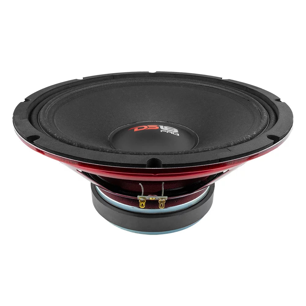 1x ds18 12" pro audio mid range loud speaker red 900 watt 4 ohm pro-x12.4m