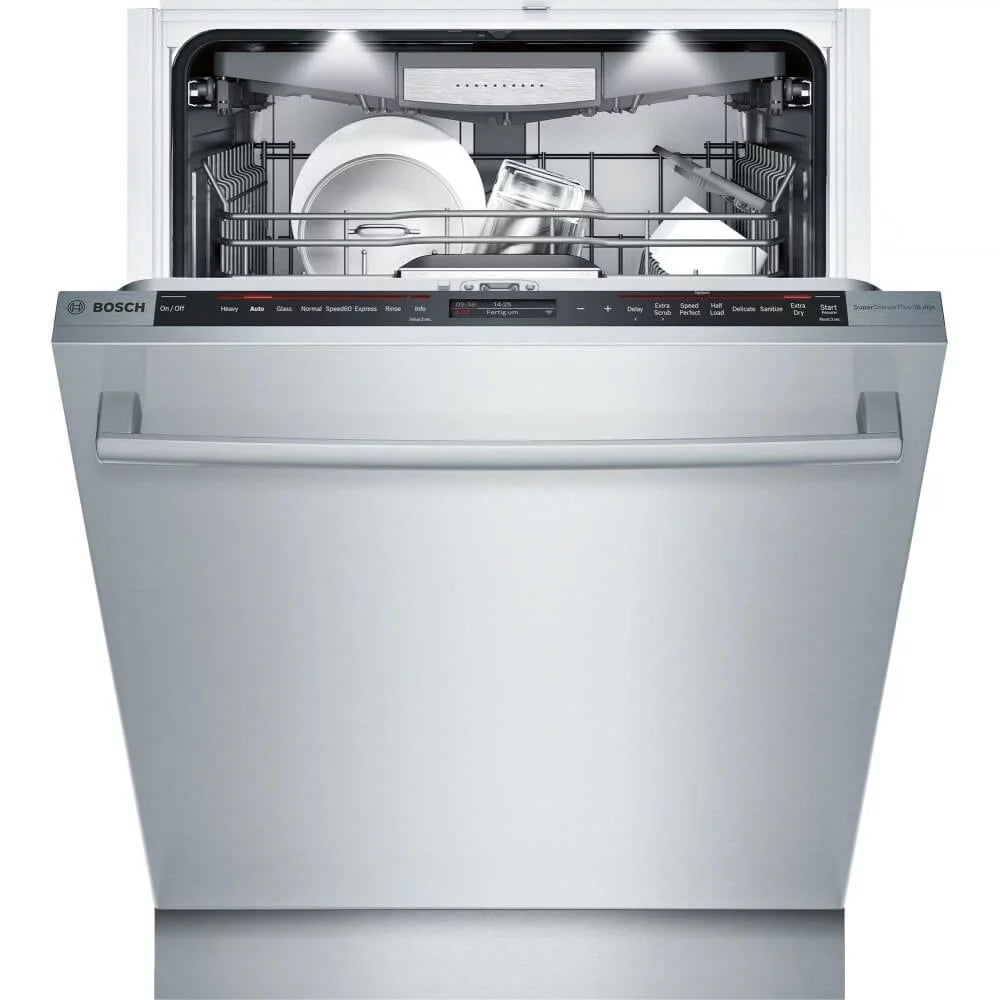 Bosch shx89pw75n 38 dba stainless dishwasher with 3rd rack