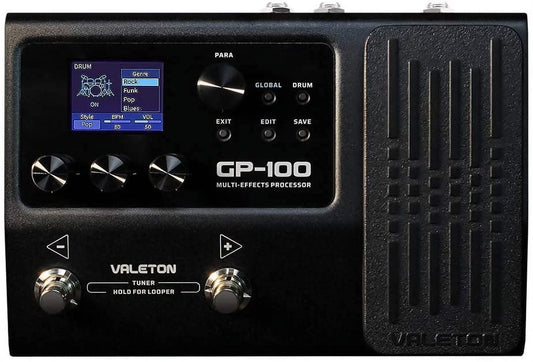 Valeton gp-100 multi-effects processor, (with 9v power supply)